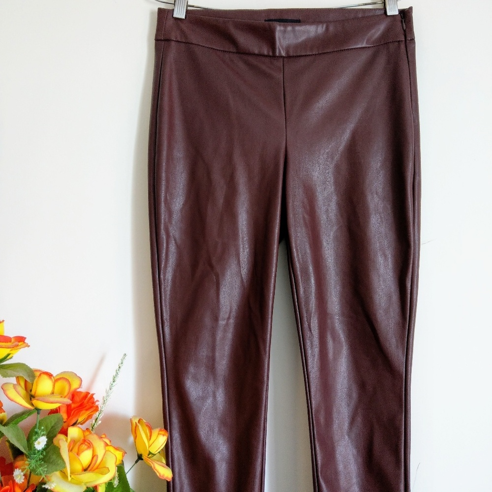 Ann Taylor Faux Leather Pants / Leggings